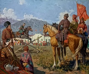Физкультурное представление в день провозглашения Таджикской Автономной Советской Социалистической республики 15 марта 1925 г.  
