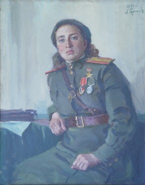 Портрет героя Советского Союза М. Щербаченко