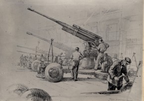 Сборка зенитных орудий на одном из уральсих заводов