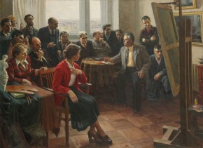 Творческий отчет (Групповой портрет омских художников)