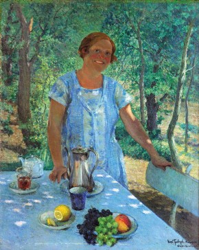 В Крыму (Портрет В. М. Грабарь, жены художника)