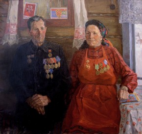 Супруги П.Г. и А.Ф.Турцевы, ветераны войны и труда