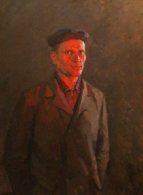 Портрет В. В. Чиброва, машиниста вращающихся печей завода «Большевик»