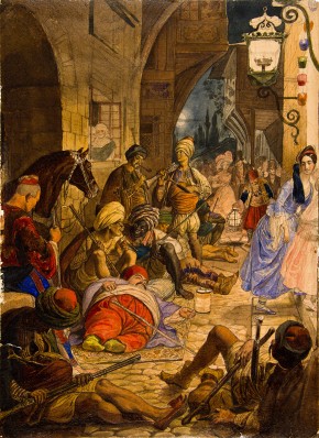 Приход на бал в Смирне (Съезд на бал к австрийскому посланнику в Смирне)