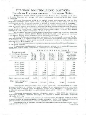 Облигация на сумму 200 рублей Третьего Государственного военного займа (Выигрышный выпуск)