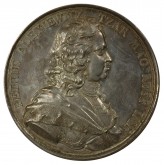 Медаль на посещение Петром I Парижского монетного двора в 1717 году
