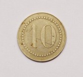 Платежный жетон кондитерской «Фанкони» в Одессе