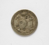 Расчетный жетон Московского купеческого собрания.