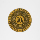 Расчетный жетон товарищества А.И. Абрикосова и сыновей, достоинством в 30 копеек. Симферополь