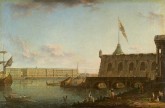 Вид Петропавловской крепости и Дворцовой набережной