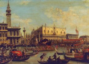 The Marriage of the Doge to Adriatica in Venice

