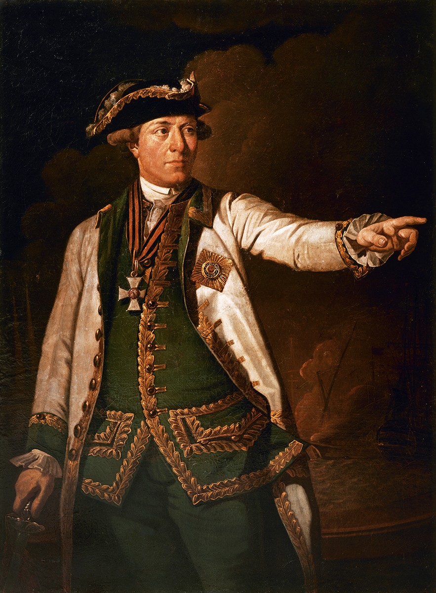 Портрет контр-адмирала С. К. Грейга, Ivan Argunov, 1772 (3?)