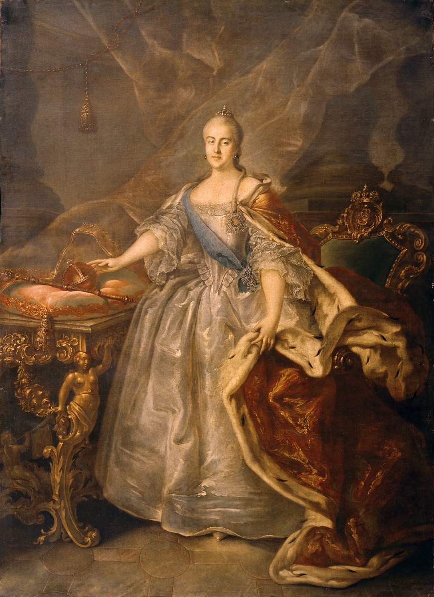 Портрет Екатерины II, Ivan Argunov, 1762