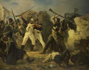 Подвиг гренадера лейб-гвардии Финляндского полка Леонтия Коренного в битве под Лейпцигом в 1813 г