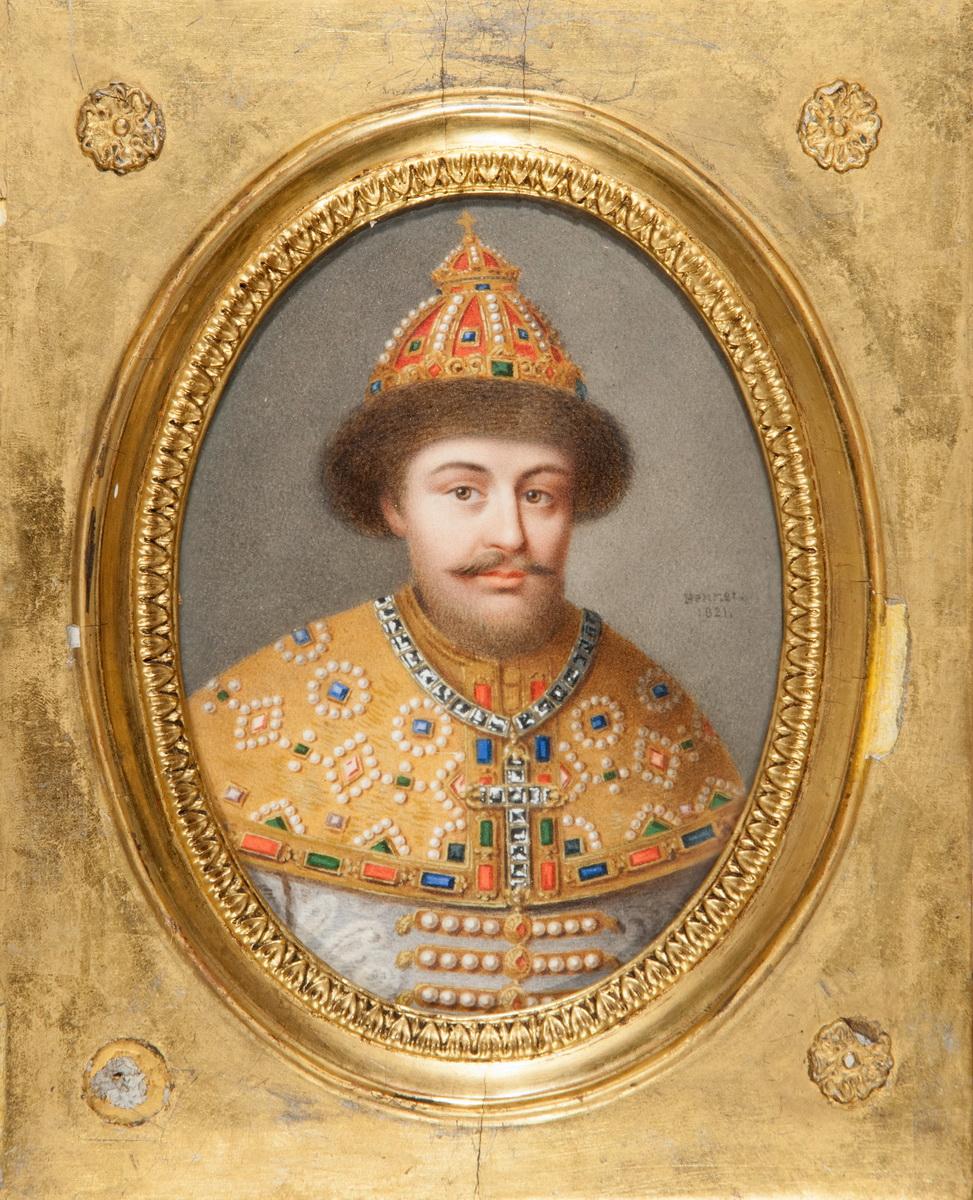 Портрет царя Алексея Михайловича, Жан-Анри Беннер, 1821
