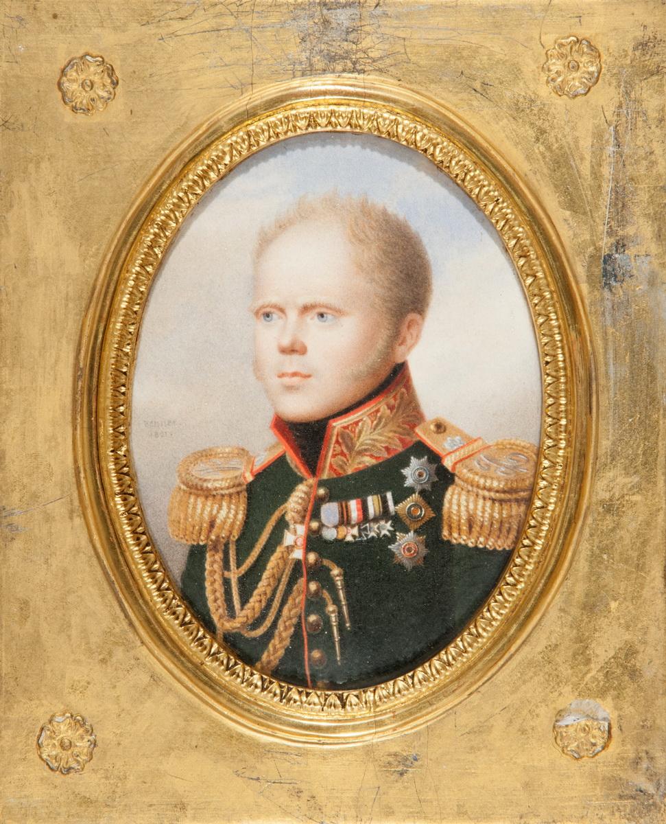 Портрет великого князя Константина Павловича, Жан-Анри Беннер, 1821