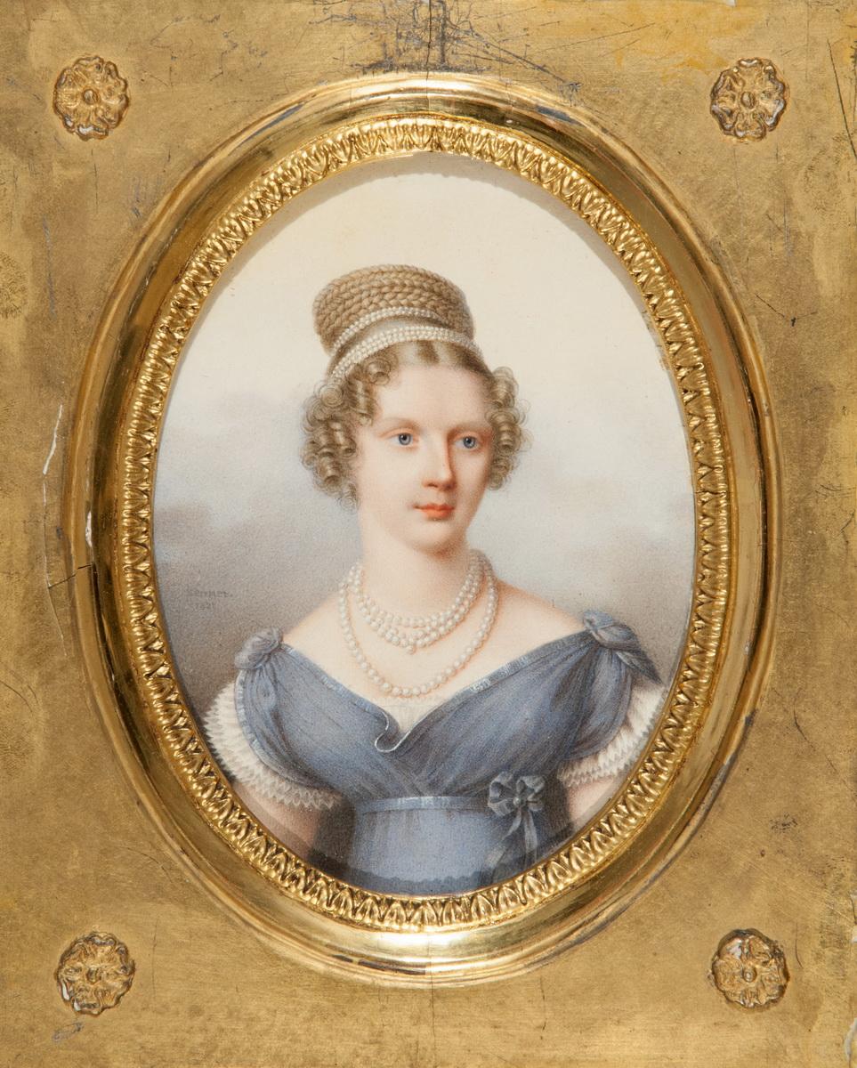 Портрет великой княгини Александры Федоровны, Жан-Анри Беннер, 1821