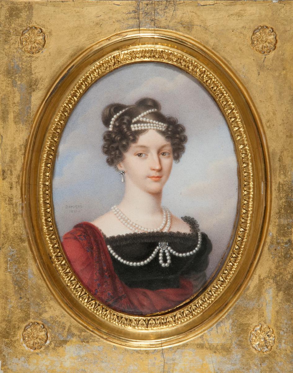 Портрет великой княгини Анны Федоровны, Жан-Анри Беннер, 1821
