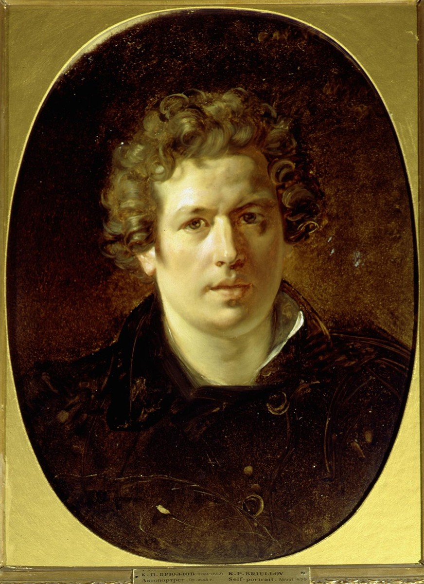 Автопортрет, Karl Bryullov, 1833