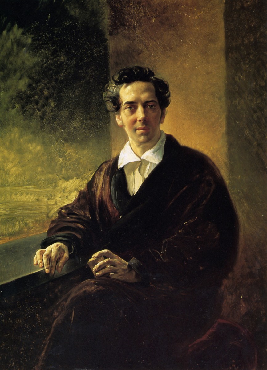Портрет графа А. А. Перовского (писателя Антона Погорельского), Karl Bryullov, 1836