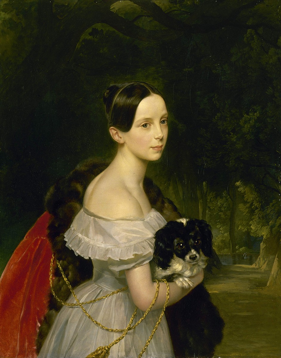 Портрет великой княжны Александры Николаевны, Karl Bryullov, 1837–1844