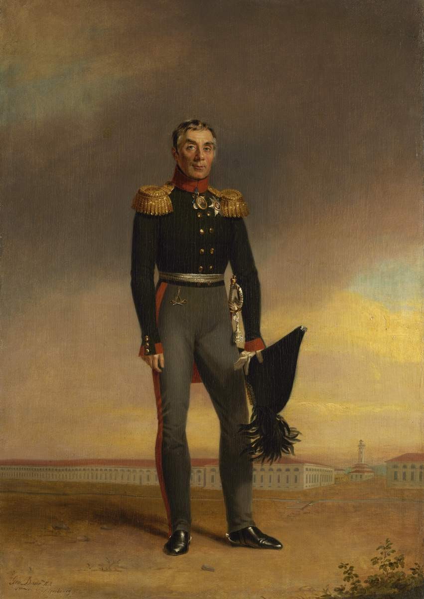 Портрет графа А. А. Аракчеева, George Dawe, 1823