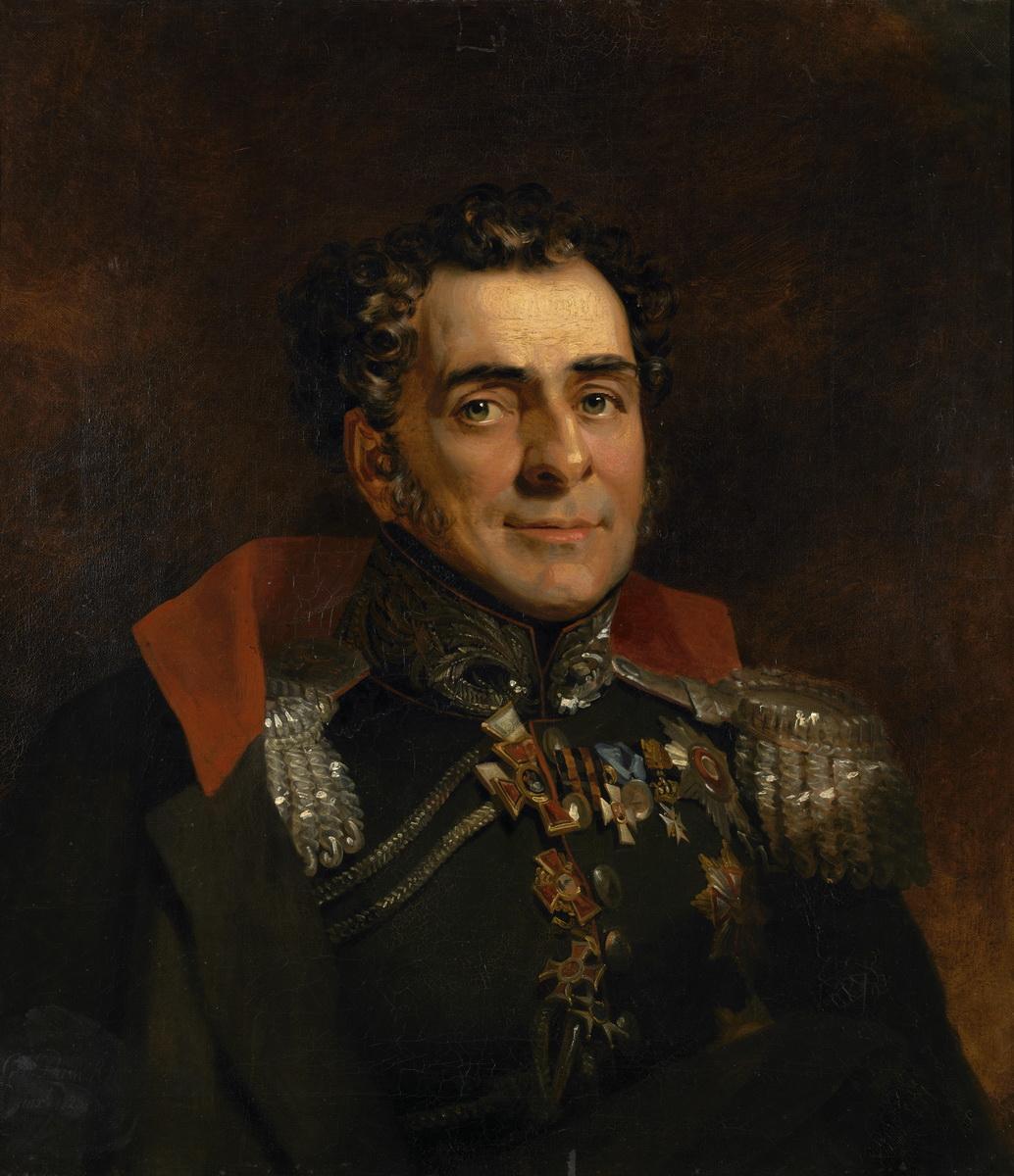 Портрет генерал-лейтенанта Дмитрия Дмитриевича Куруты (1770—1833), гофмаршала при дворе цесаревича Константина Павловича в Варшаве, George Dawe, 1823
