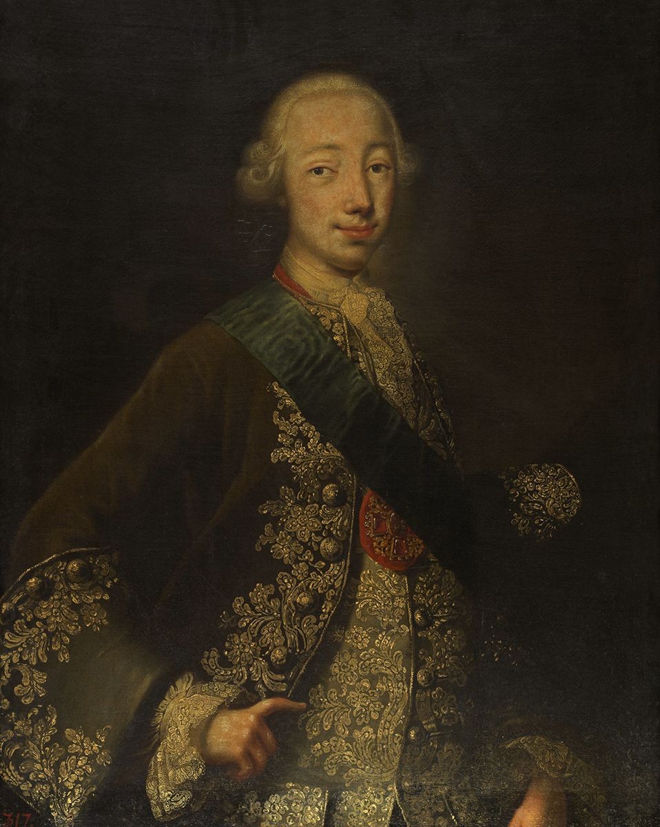 Портрет великого князя Петра Федоровича, Groot Georg Kristofor, 1740s (?)
