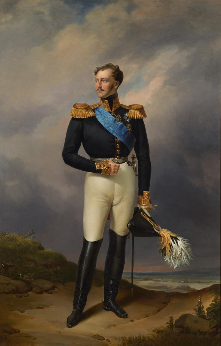 Портрет Николая I, Ivan Vasilyevich Gudovskiy, 1844