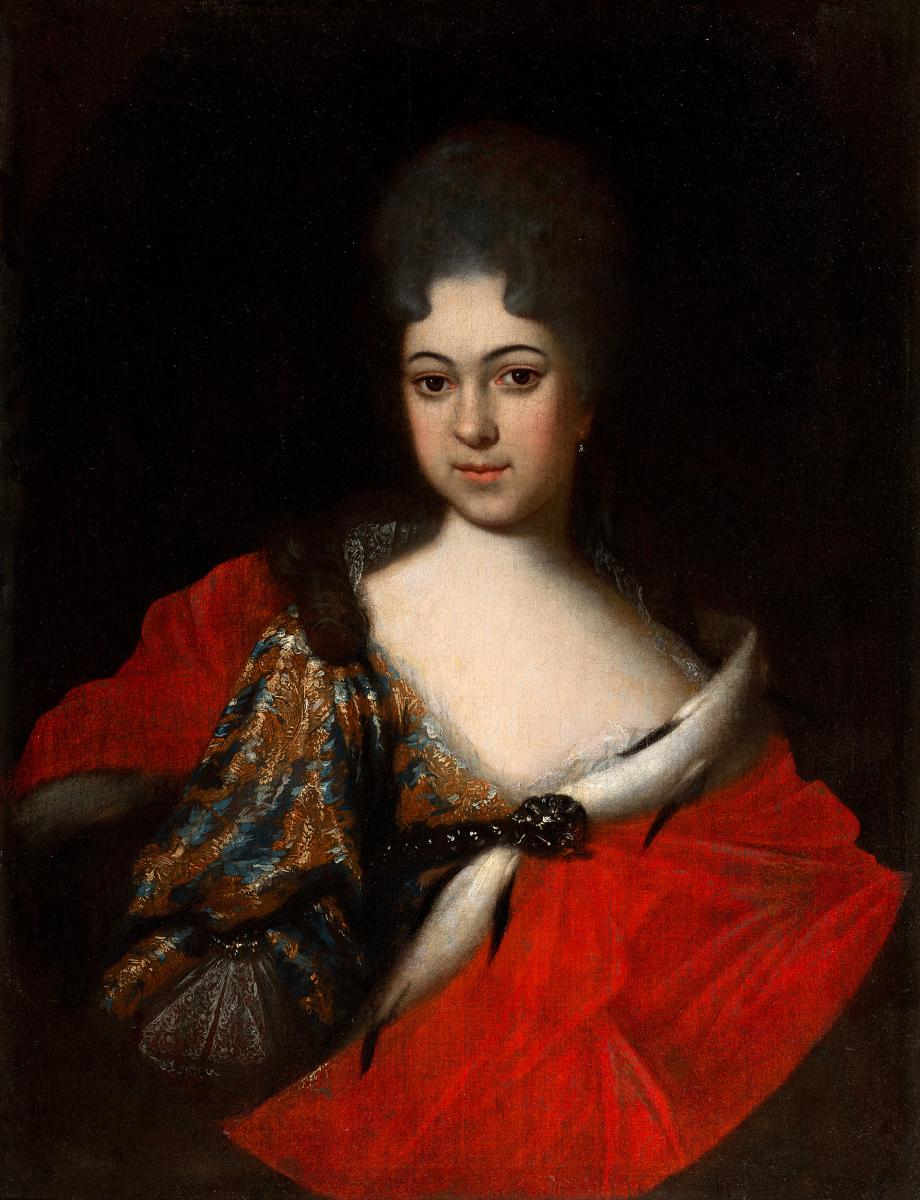 Портрет царевны Прасковьи Ивановны, Ivan Nikitich Nikitin, 1714