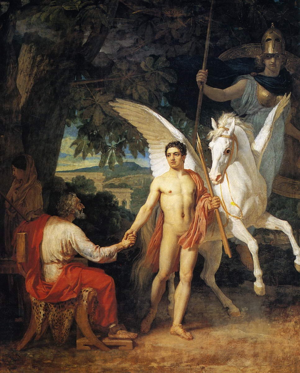 Беллерофонт отправляется в поход против Химеры, Alexander Ivanov, 1829
