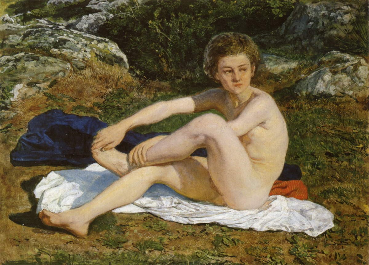 Нагой мальчик, Alexander Ivanov, late 1840s – 1850s