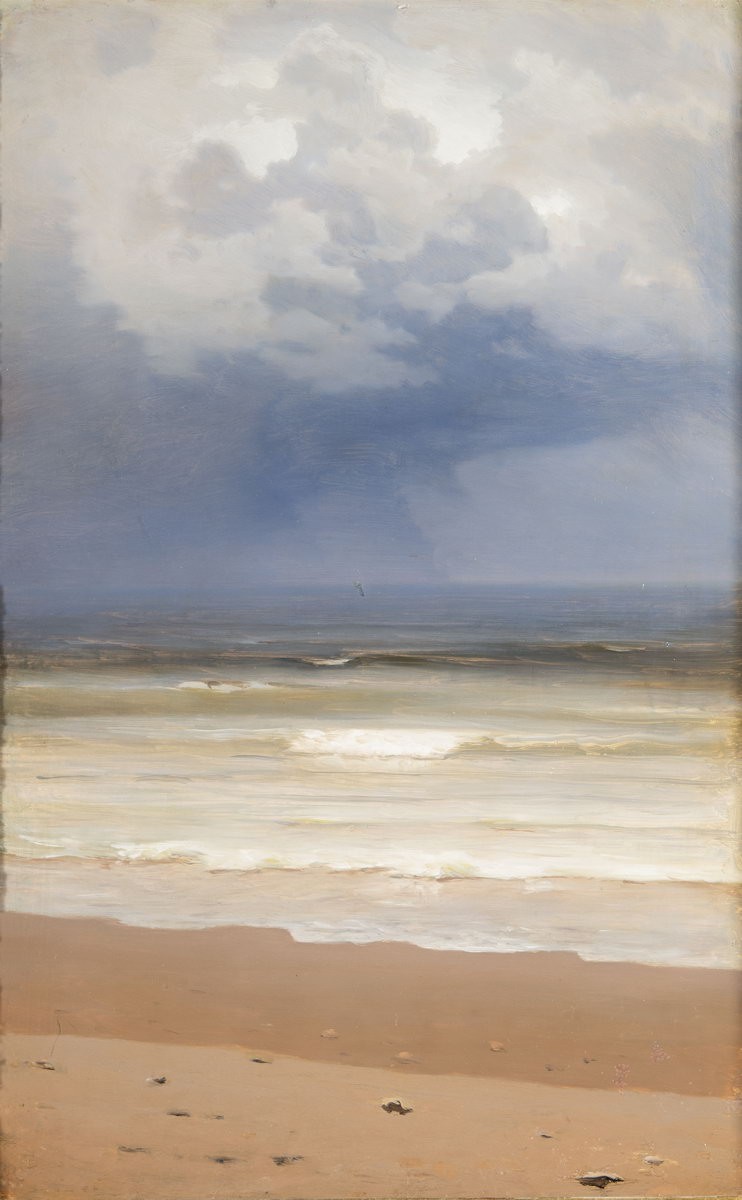 Прибой в дождливый день, Arkhip Kuindzhi, 1890s