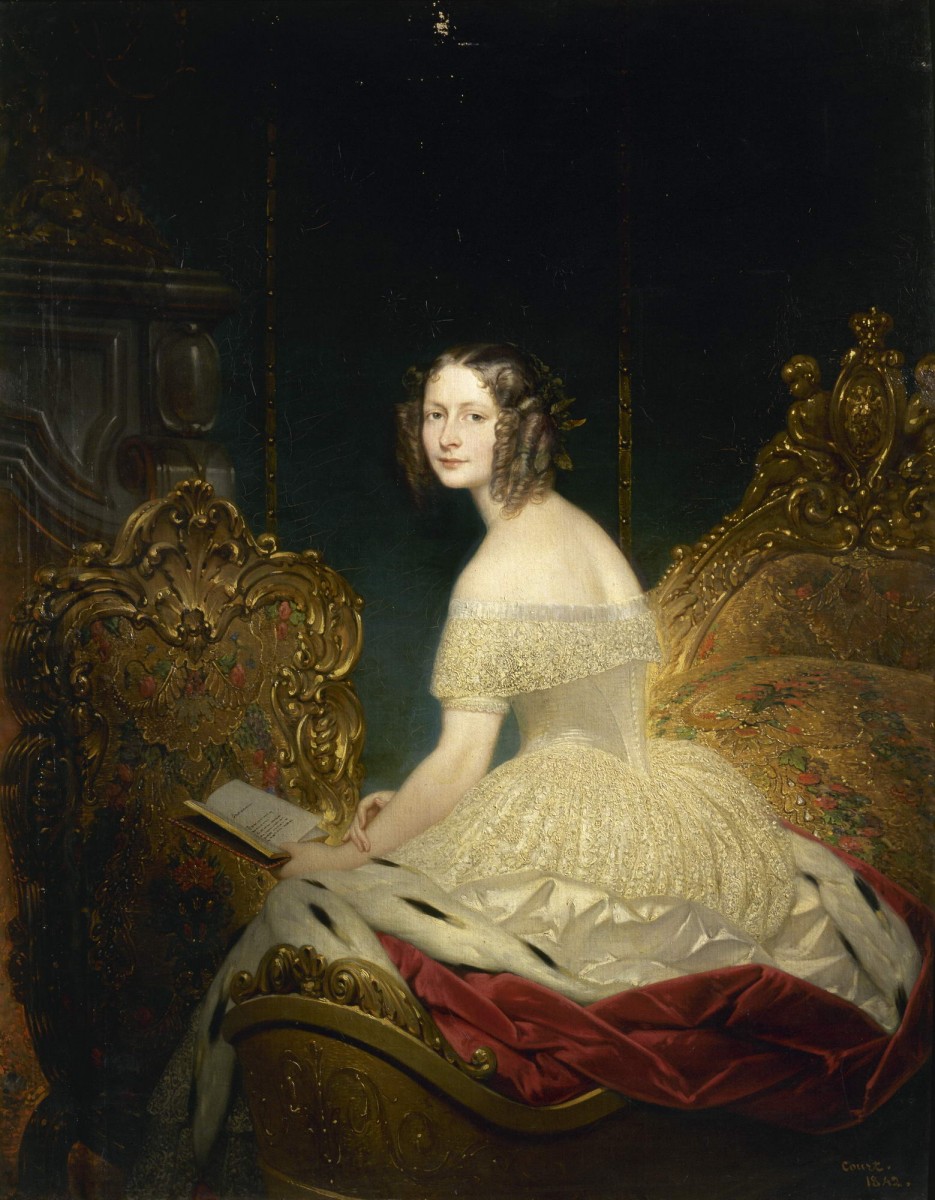 Портрет великой княгини Елены Павловны, Joseph-Désiré Court, 1842