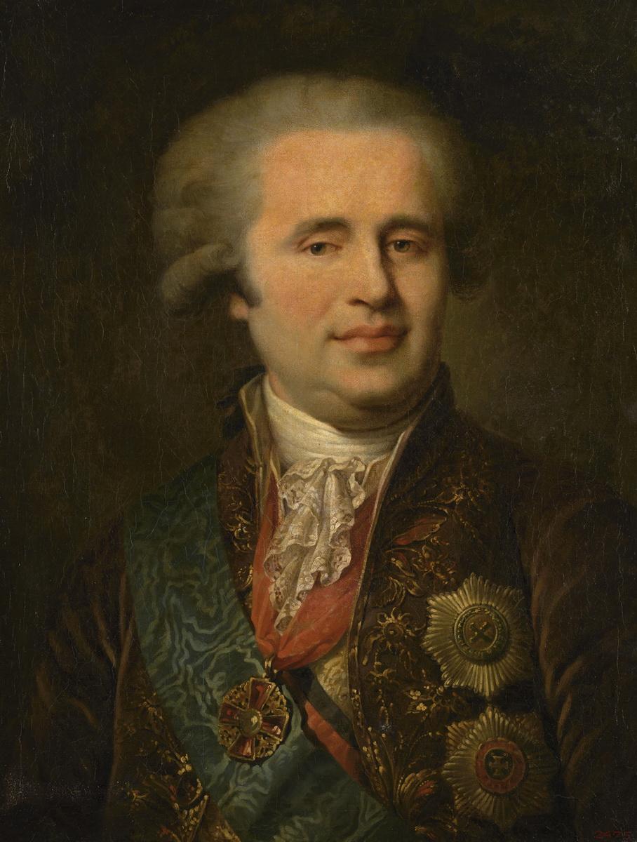 Портрет графа А. А. Безбородко, Johann Baptist von Lampi the Elder, no earlier than 1791