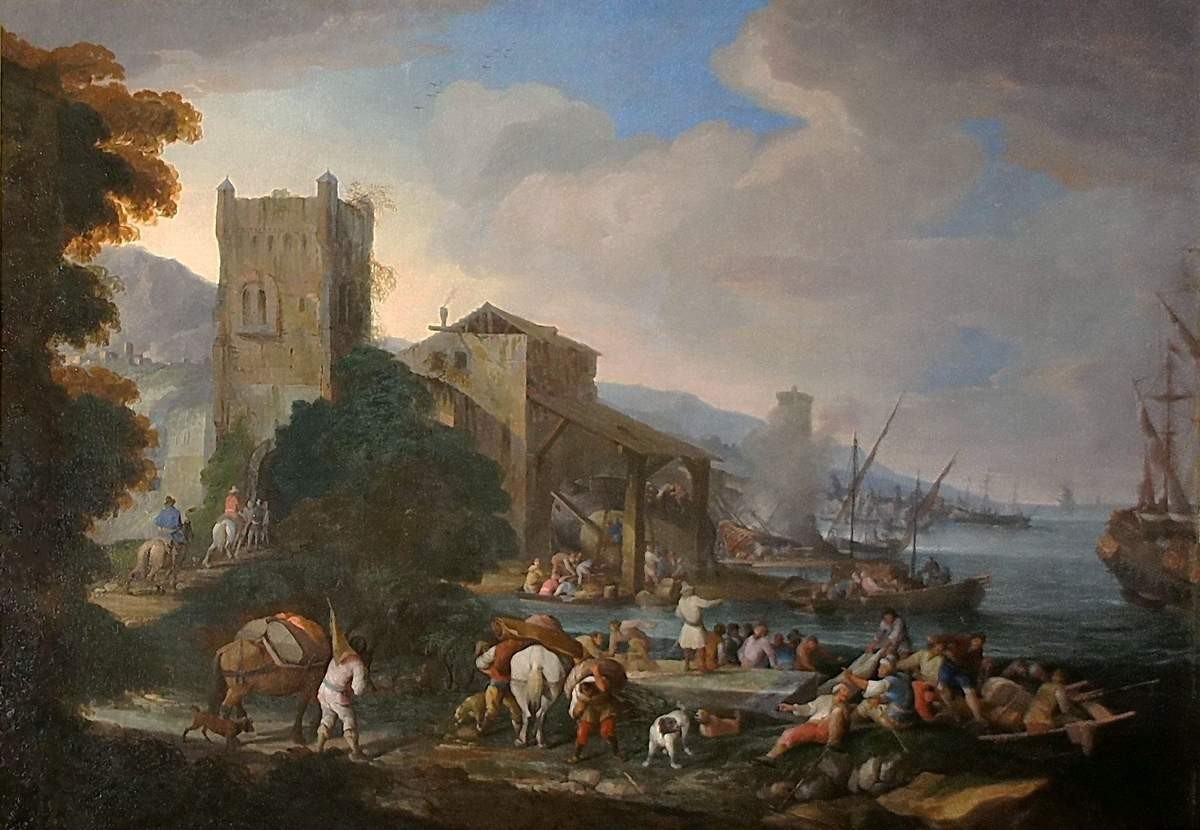 Приморский город, late 17th century