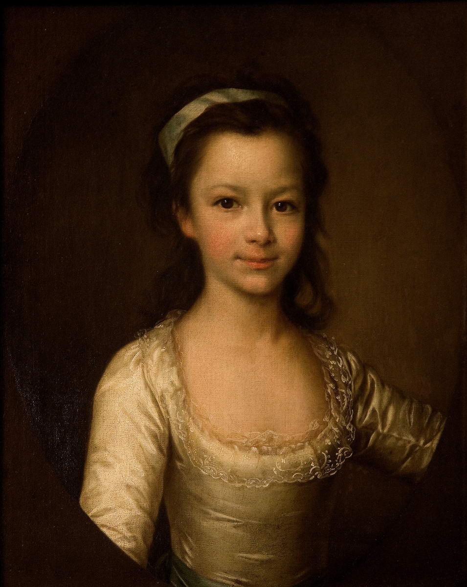 Портрет графини Е. А. Воронцовой в детстве, Dmitry Levitzky, late 1780s
