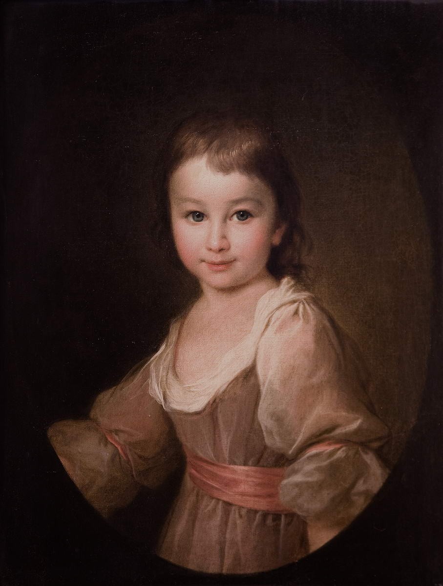 Портрет графини П. А. Воронцовой в детстве, Dmitry Levitzky, c. 1790