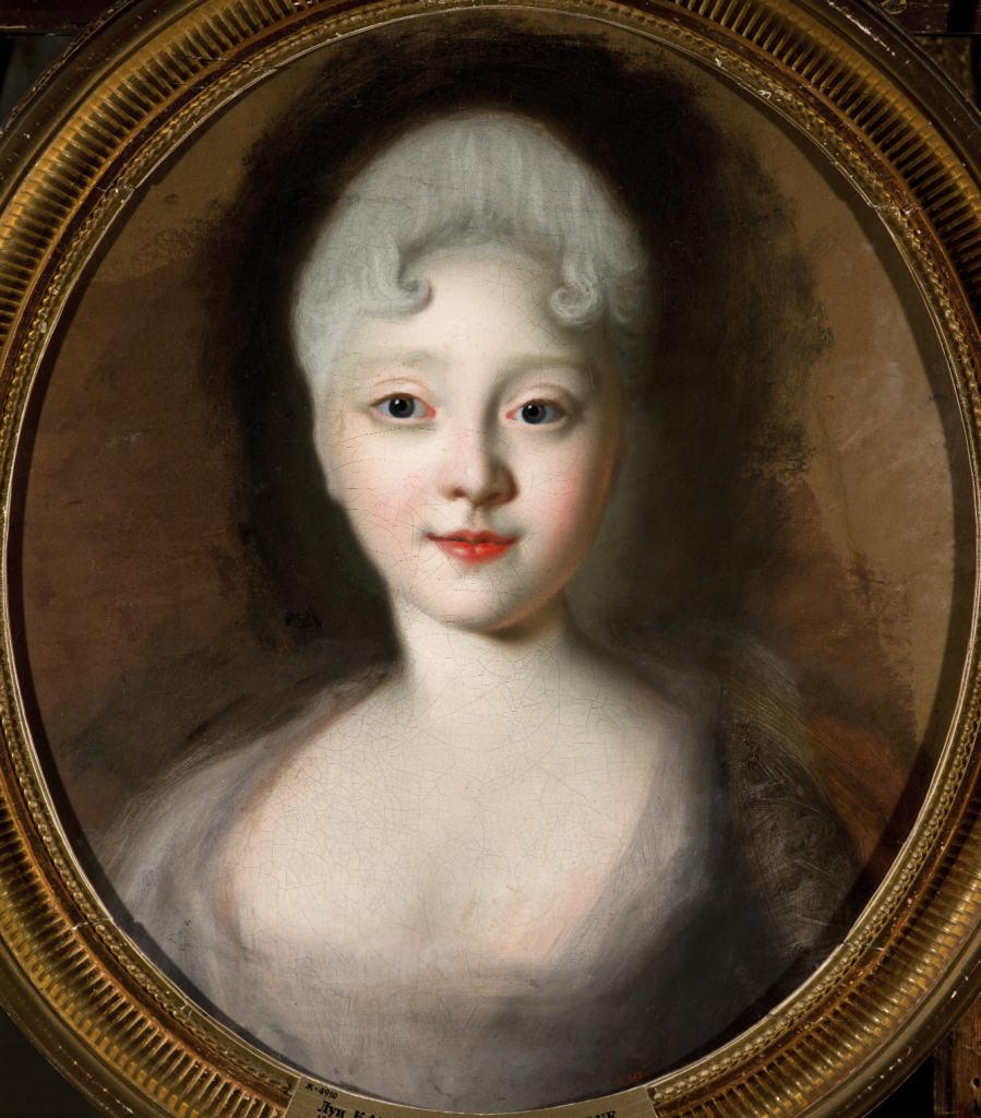 Портрет цесаревны Елизаветы Петровны, Louis Caravaque, 1724 (?)