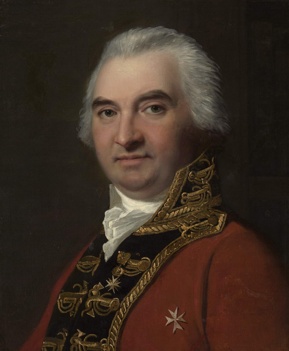 Портрет Ивана Васильевича Кусова (1750–1819), Jean-Laurent Mosnier, early 1800s