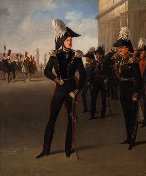 Nicholas I Receiving a Report of Prince Alexei Lobanov-Rostovsky, Adjutant General