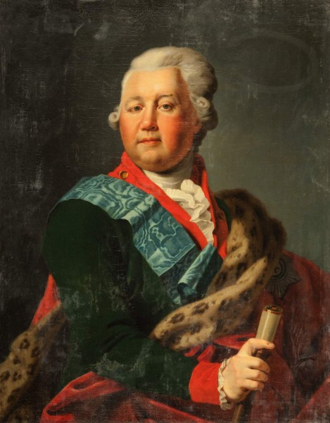 Неизвестный художник.Портрет генерал-фельдмаршала графа В.П. Мусина-Пушкина. Не ранее 1788
