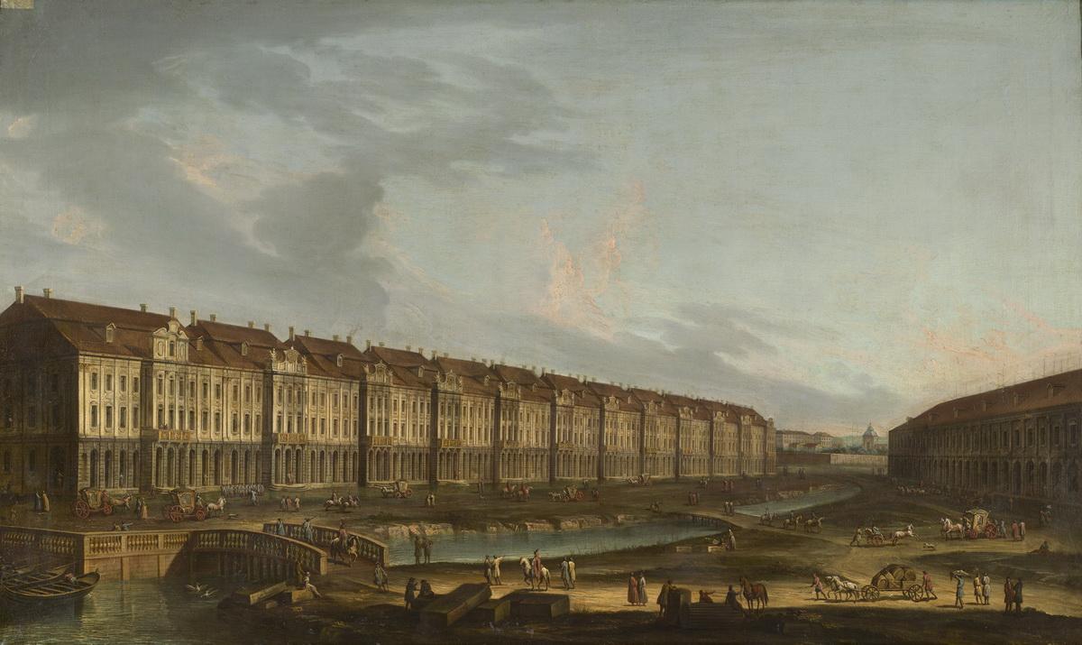 Здание Двенадцати коллегий в Петербурге, third quarter of the 18th century