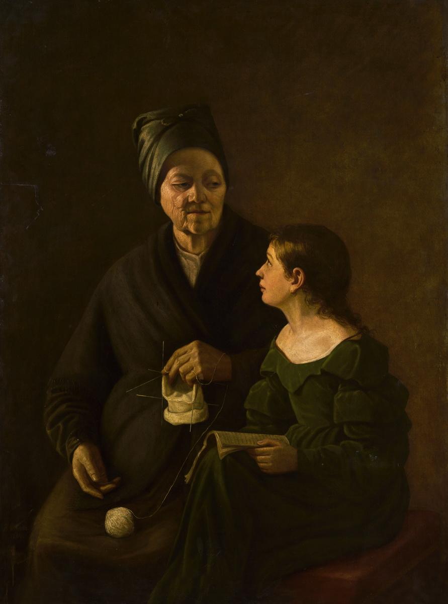 Бабушка и внучка, 1830s, 1839 (?)