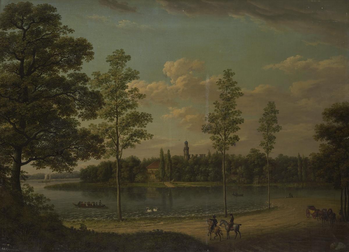 Дорога на берегу озера, late 1810s – early 1820s