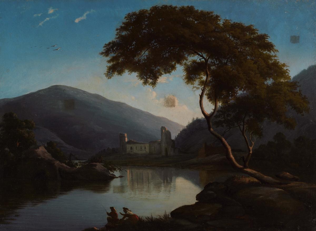 Гористый пейзаж с рекой, second quarter of the 19th century