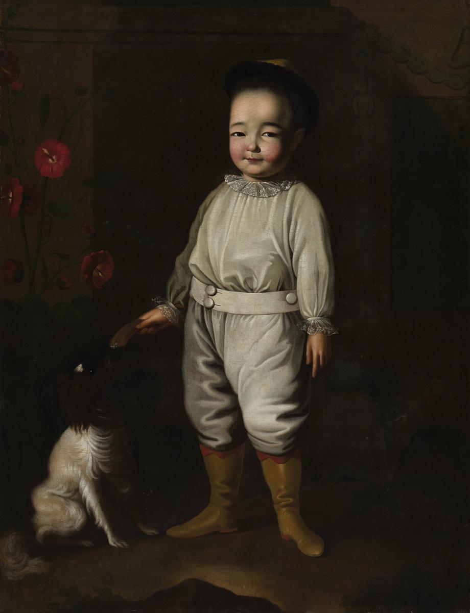 Калмычонок с собакой, 1790s