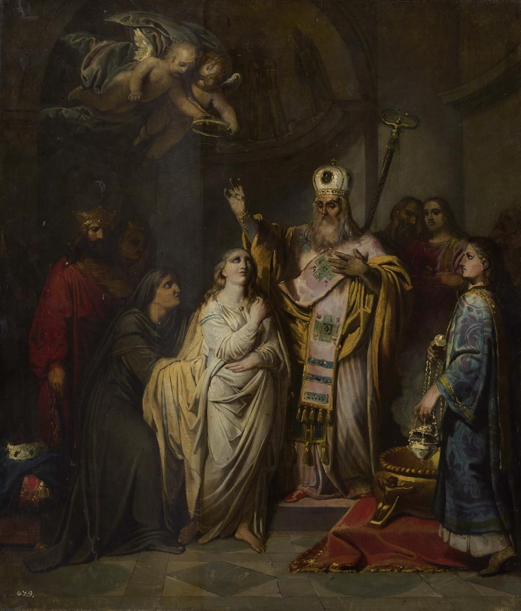 Крещение княгини Ольги в Константинополе, c. 1820