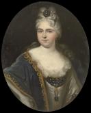 Portrait of Tsarevna Natalia Alexeyevna, Sister of Peter I