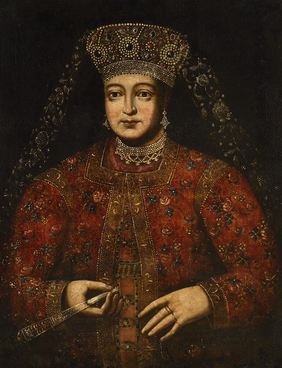 Портрет царицы Марфы Матвеевны, no later than 27 April 1682